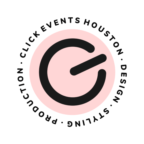 Click Events Houston logo – event decoration and themed treats in Houston, TX